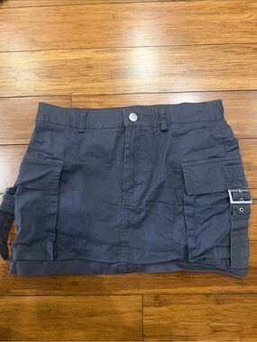 Orange K Essentials Black Mini Skirt